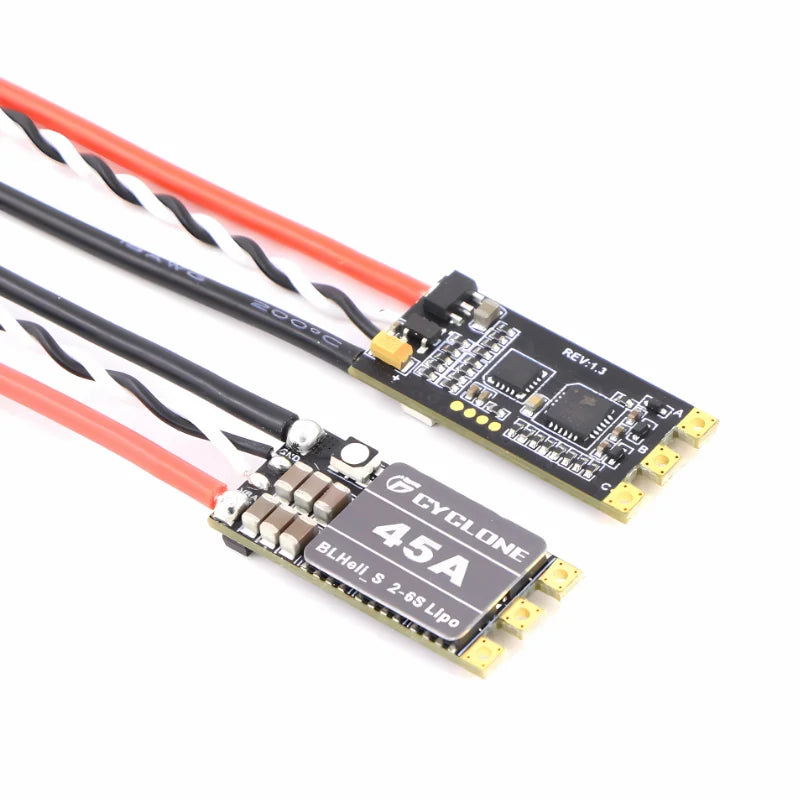Cyclone 35A 45A BLHeli_S ESC Support 2-6S Power Supply DShot150/300/600 Oneshot125 For RC FPV Quadcopter Airplane Drone Cyclone 35A 45A BLHeli_S ESC Support 2-6S Power Supply DShot150/300/600 Oneshot125 For RC FPV Quadcopter Airplane Drone